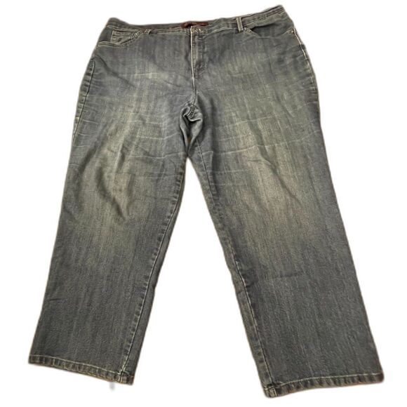 Gloria Vanderbilt Amanda 22W Short Denim Jeans - Picture 1 of 9